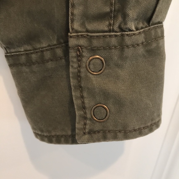 Brushed Denim Shirt by Express - Picture 3 of 9